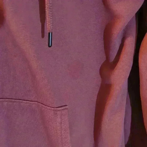 The North Face burgundy hoodie, medium - Picture 3 of 8